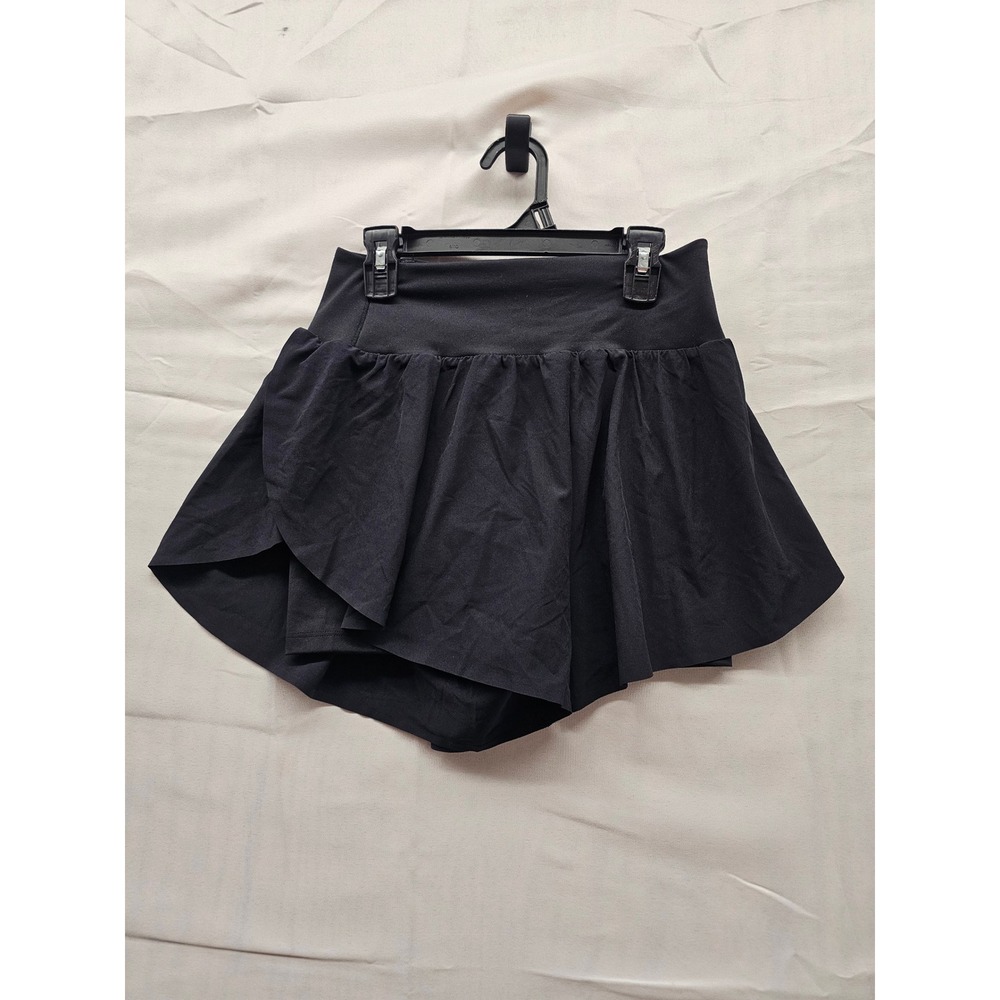 All in Motion Active Light‎ Run Shorts Black High Rise Skort XS 214105547